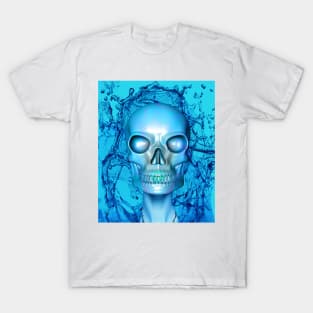 Metal Skull in Water T-Shirt